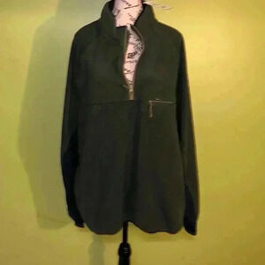 🆕 Free Assembly, Green Fleece Men’s Shirt, size 2X